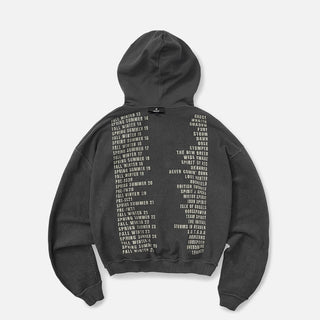 REVERSIBLE LIVING LEGACY TOUR HOODIE - NERO