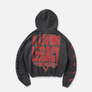 REVERSIBLE LIVING LEGACY TOUR HOODIE - NERO