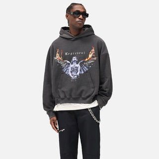 REVERSIBLE LIVING LEGACY TOUR HOODIE - NERO