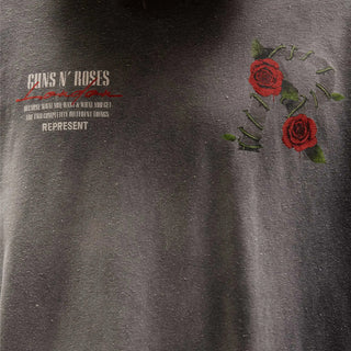 GUNS N` ROSES TOUR T-SHIRT - STAINED BLACK