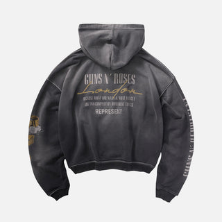 GN`R CROSS ZIP THROUGH HOODIE