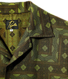CABANA SHIRT - OLIVE - C / PE ETHNIC JQ.