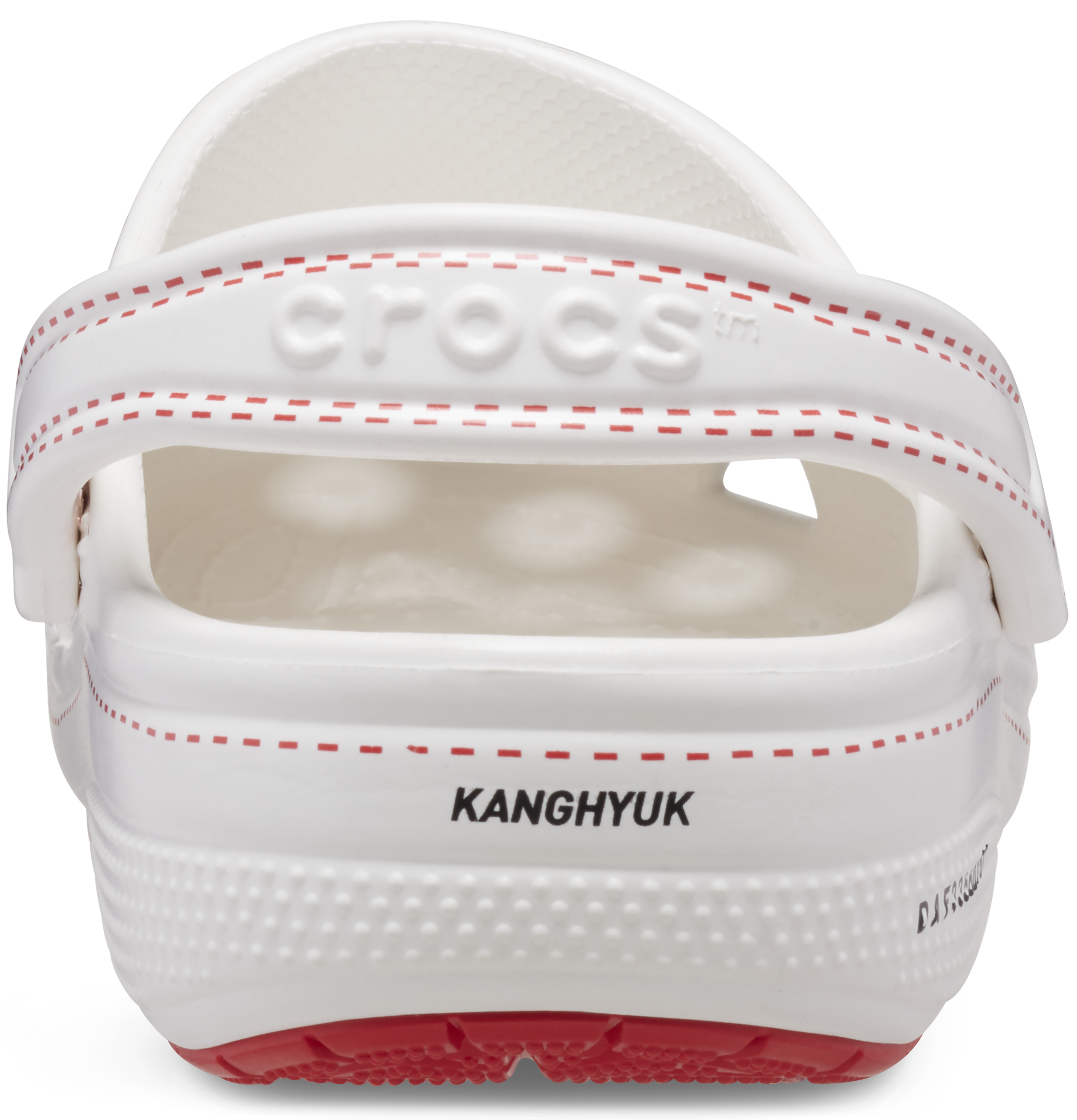 KANGHYUK X CROCS - WHITE / RED