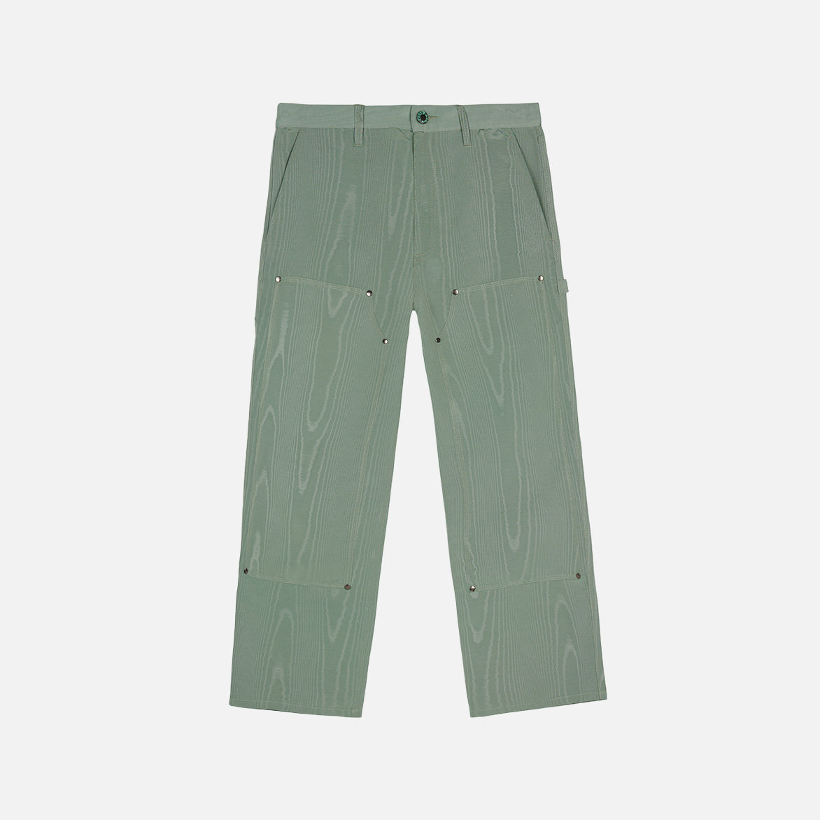 MOIRE DOUBLE KNEE PANT - SEAFOAM