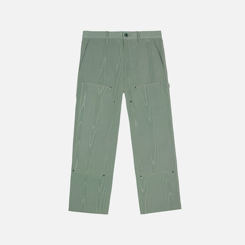 MOIRE DOUBLE KNEE PANT - SEAFOAM