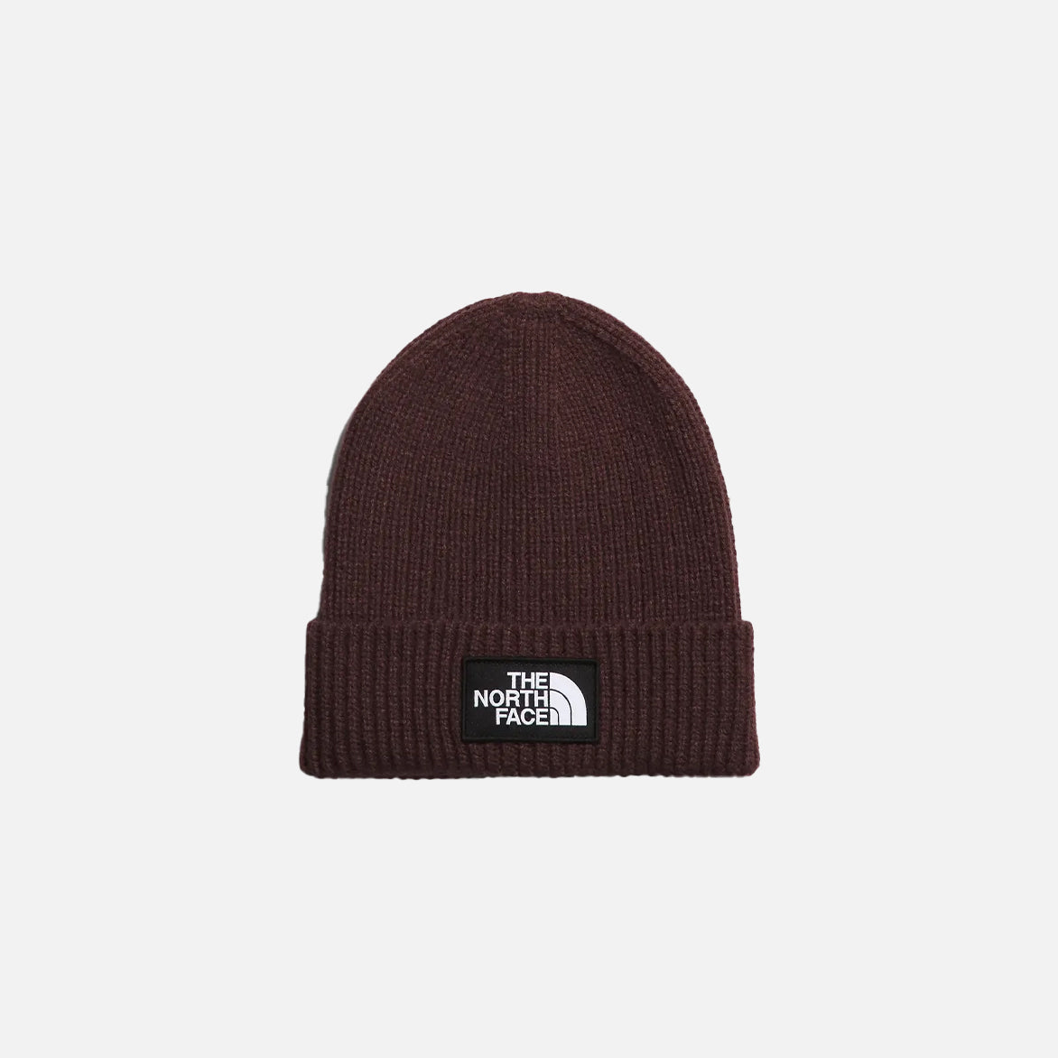 TNF™ LOGO BOX CUFFED BEANIE - COAL BROWN