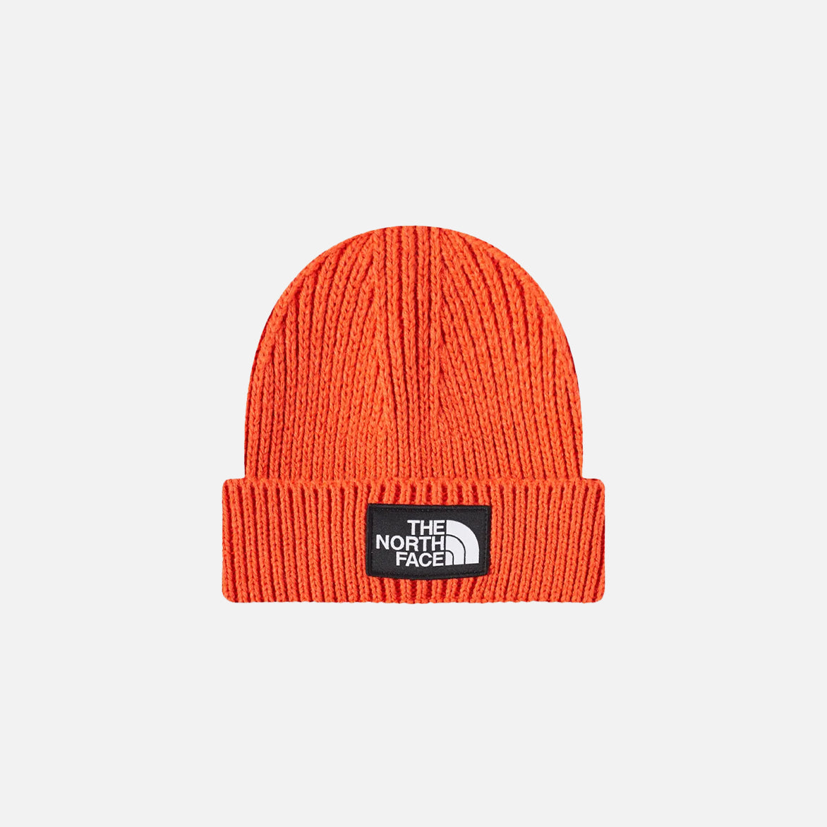 TNF™ LOGO BOX CUFFED BEANIE - RADIANT ORANGE