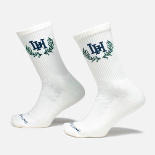 LH LAUREL SOCKS - NATURAL / NAVY