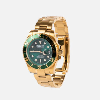 ANYTIME WATCH - GOLD / GREEN