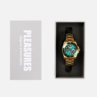ANYTIME WATCH - GOLD / GREEN