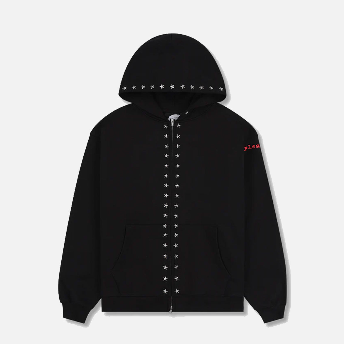ZERO STUDDED HOODIE - BLACK – lapstoneandhammer.com