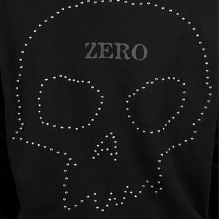 ZERO STUDDED HOODIE - BLACK