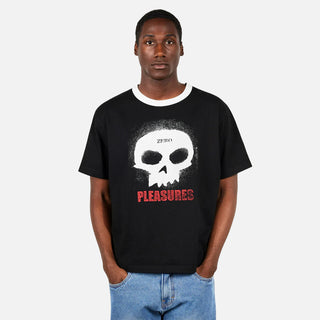 SINGLE SKULL HEAVYWEIGHT SHIRT - BLACK