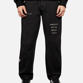 ZERO WORK PANTS - BLACK