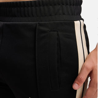 CLASSIC LOGO TRACK PANTS - BLACK / OFF-WHITE