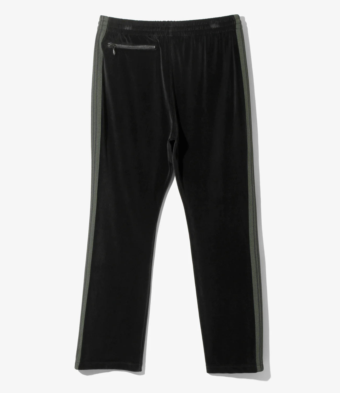 NARROW TRACK PANT VELOUR - BLACK – lapstoneandhammer.com