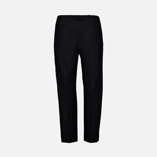 TROPICAL WOOL TROUSERS - BLACK