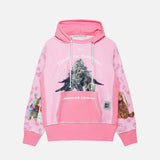 ABC. FLOWERS FOREVER HOODIE - PINK