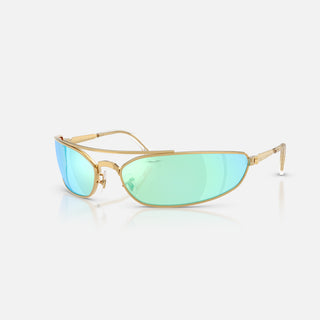 RAY-BAN X ASAP ROCKY PINNACLE METAL - LIGHT GREY / MIRROR BLUE