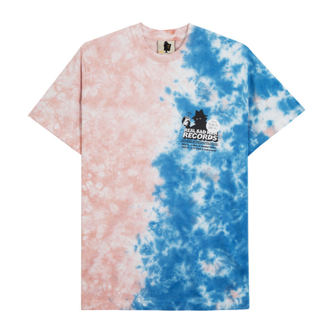 RBM RECORDS SS TEE - PINK TIE DYE