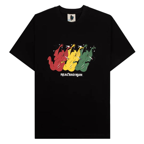 SMOKIN` GHOST SS TEE - BLACK