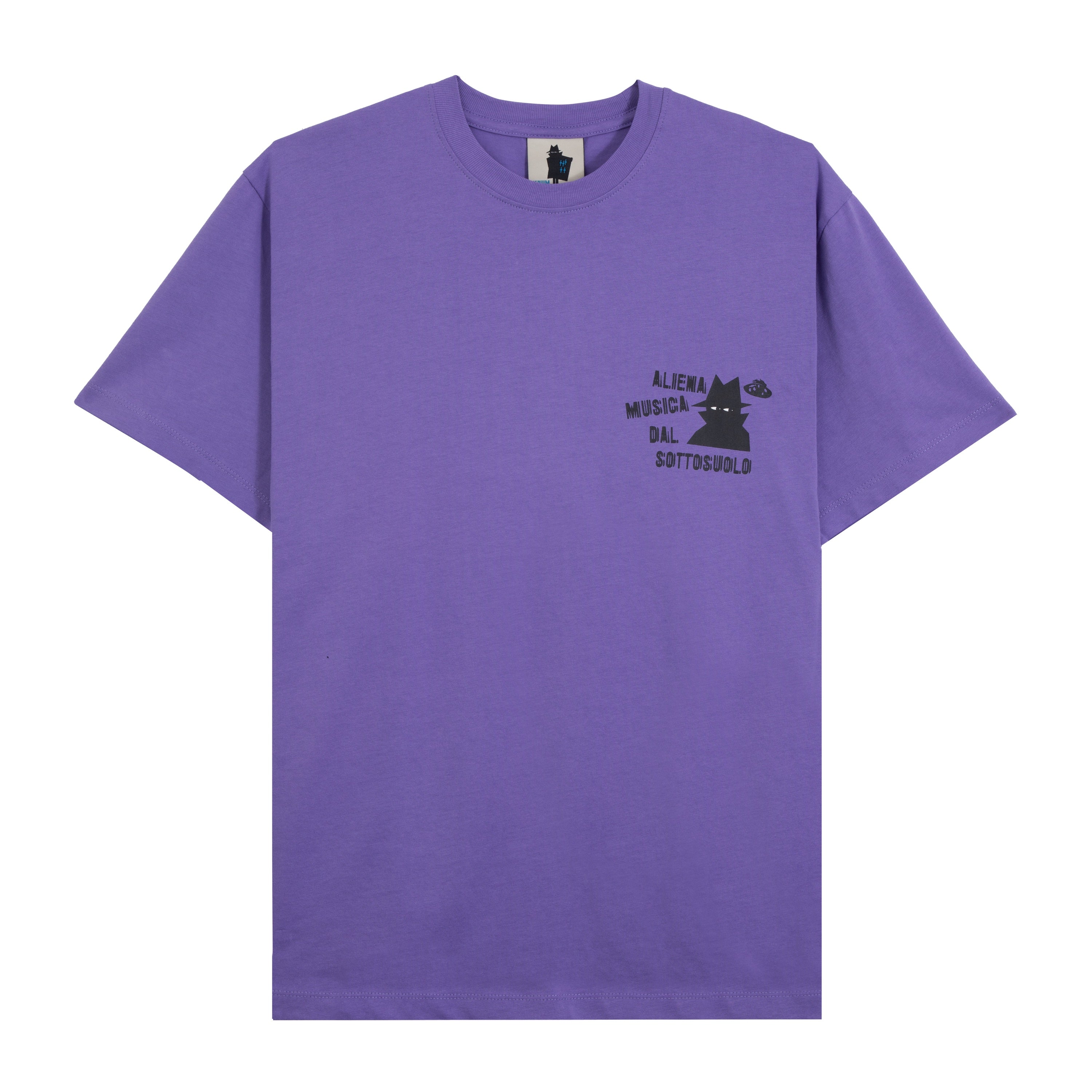 SPACE BASS SS TEE - DUSTY PURPLE