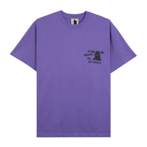 SPACE BASS SS TEE - DUSTY PURPLE