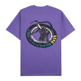 SPACE BASS SS TEE - DUSTY PURPLE
