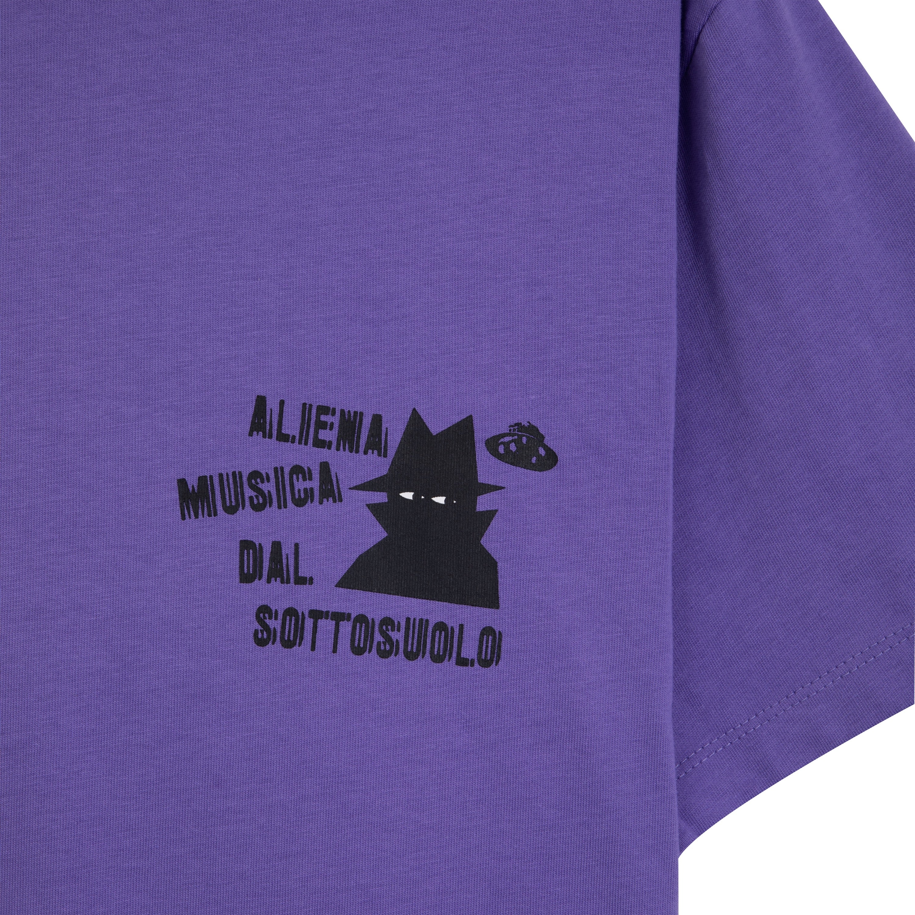 SPACE BASS SS TEE - DUSTY PURPLE