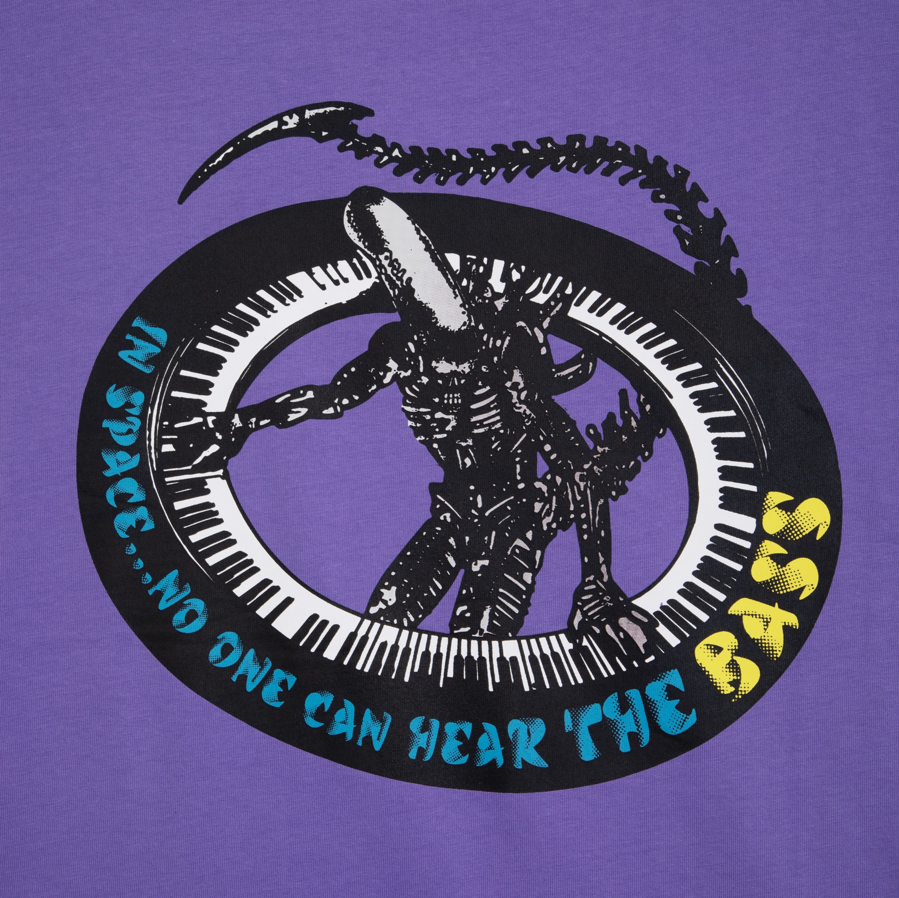 SPACE BASS SS TEE - DUSTY PURPLE