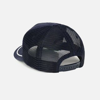 RHUDE PATCH TRUCKER HAT - NAVY / WHITE