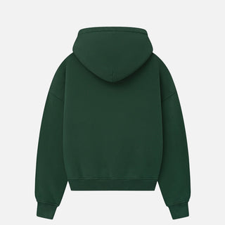 THOUSAND PALMS HOODIE - VINTAGE FOREST GREEN /  WHITE