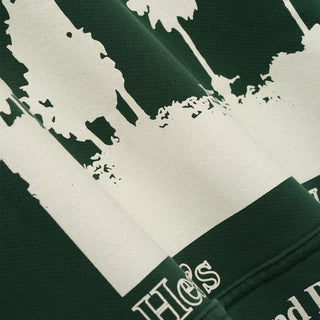 THOUSAND PALMS HOODIE - VINTAGE FOREST GREEN /  WHITE
