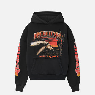 MESA STALLION HOODIE - VINTAGE BLACK