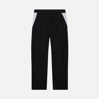RAMONA PIPING TRACK PANT - BLACK / WHITE