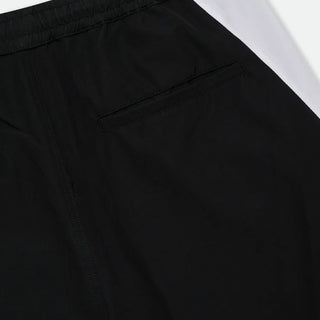 RAMONA PIPING TRACK PANT - BLACK / WHITE