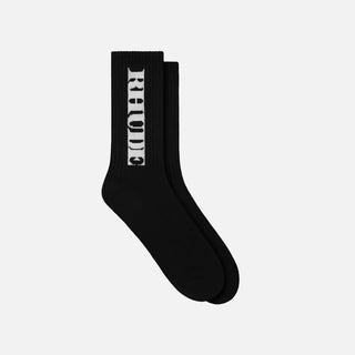 DINERO SOCK - BLACK / WHITE