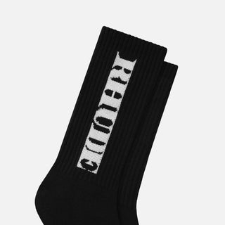 DINERO SOCK - BLACK / WHITE