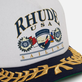 USA SAILING ICON TRUCKER HAT - NAVY / WHITE