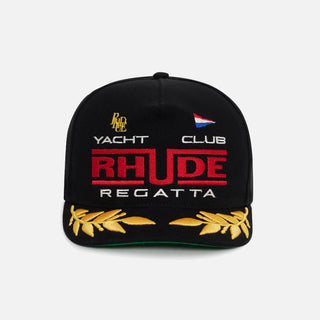 REGATTA CLUB HAT - BLACK / RED