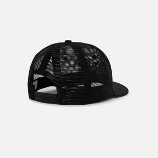 RHUDE LOGO MESH HAT - BLACK / WHITE