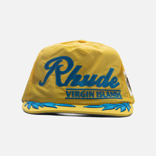 RHUDE VIRGIN ISLANDS HAT - YELLOW / BLUE
