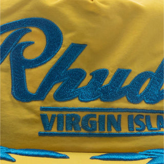 RHUDE VIRGIN ISLANDS HAT - YELLOW / BLUE