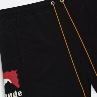 MOONLIGHT LOGO SHORT - BLACK / RED / WHITE