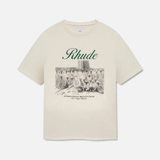 VIRGIN ISLANDS SCRIPT TEE - VINTAGE WHITE / BLACK / GREEN