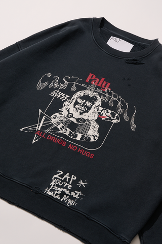 CAST-A-SPELL CREWNECK - BLACK