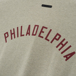 PHILLIES MERCH TEE - SEAL HEATHER