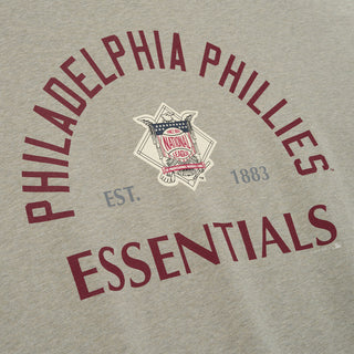PHILLIES NL MERCH TEE - SEAL HEATHER
