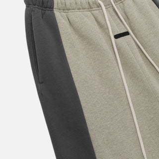 PANELLED LOUNGE PANT - SEAL HEATHER / IRON GREY