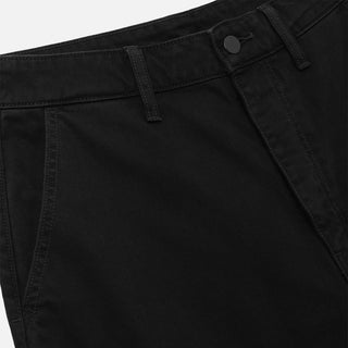 RAW CUT 5-POCKET SHORT - OVERDYED BLACK